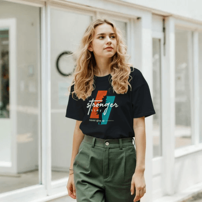 Strength & Purpose™ Premium Graphic Oversized T-Shirt