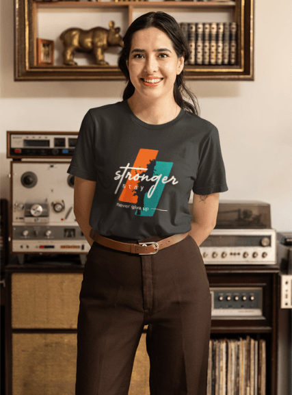 Strength & Purpose™ Premium Graphic Oversized T-Shirt