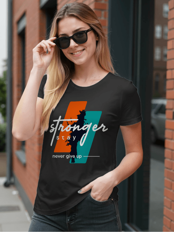 Strength & Purpose™ Premium Graphic Oversized T-Shirt