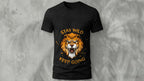 Roaring Lion Luxury Graphic Black T-Shirt - Stay Wild Like The KING